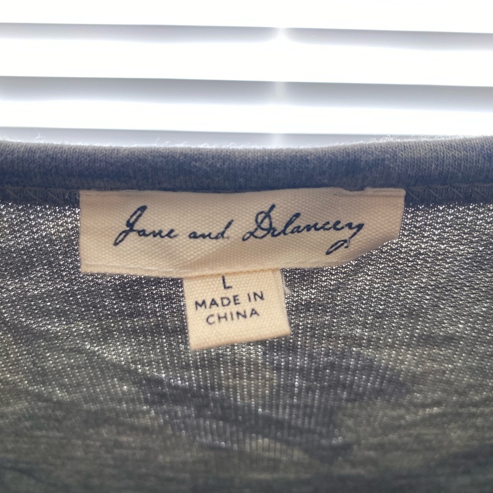 Jane and Delancey Gray Top